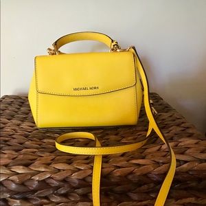 Michael Kors yellow mini purse